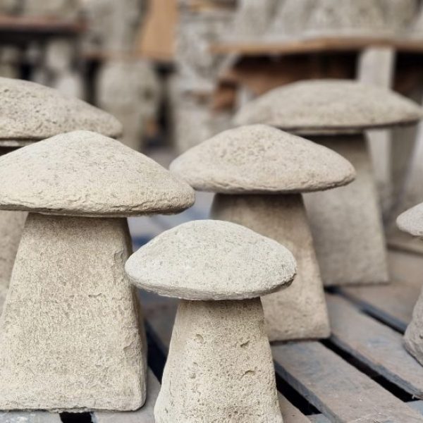 Small Stone Mushroom/Staddle Garden Ornament