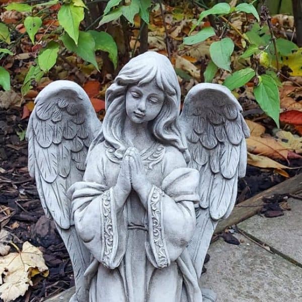 Praying Angel Stone Statue