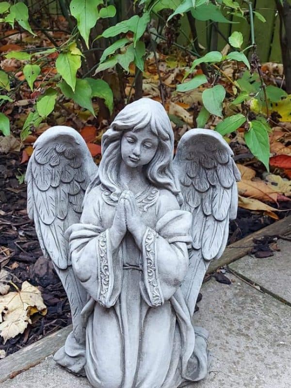 Praying Angel Stone Statue