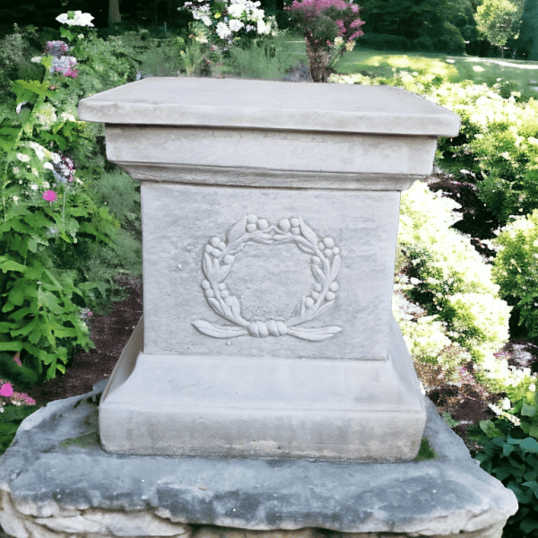 Large Classic Square Plinth Stone Pedestal